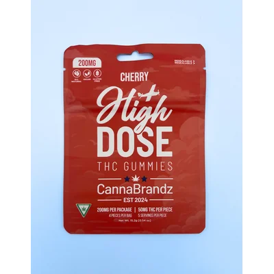 High Dose Cherry Gummies 200mg