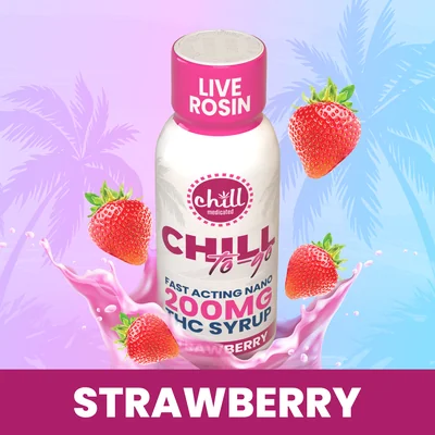 Chill Medicated - Strawberry To-Go Rosin Syrup 200mg