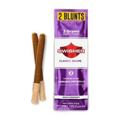 Classic Grape Infused Blunts 2pk 3g