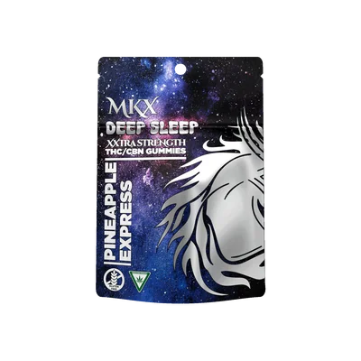 MKX Deep Sleep Pineapple Express 4:1 THC:CBN Gummies 200mg