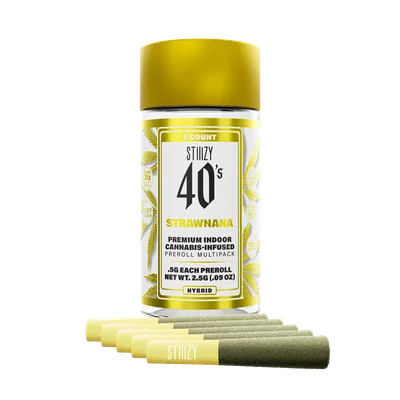 Strawnana Infused Pre Roll 5pk 2.5g
