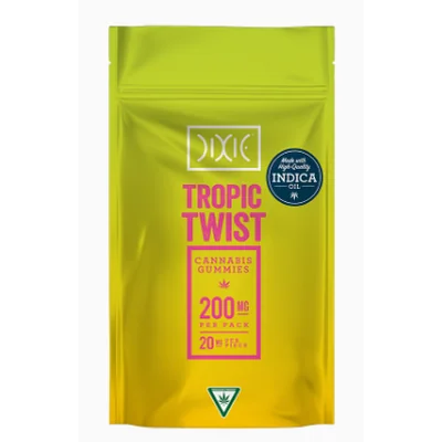 Dixie - Tropic Twist Gummies 200mg