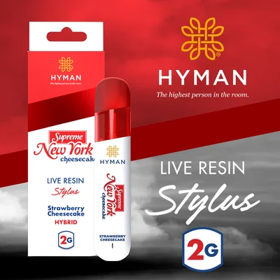 New York Cheesecake Strawberry Cheesecake Stylus Live Resin Disposable 2g