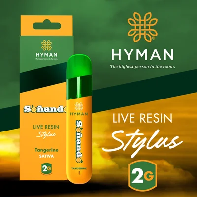 Sonando Tangerine Stylus Live Resin Disposable 2g
