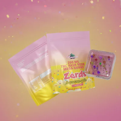 Zerds Banana Split Hash Rosin Gummy Single 200mg