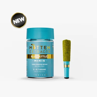 Blue Zkittlez Infused Pre Rolls 5pk 3.5g
