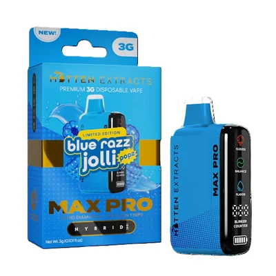 Blue Razz Jolli Popz Max Pro Disposable 3g