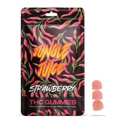 Jungle Juice - Strawberry Gummies 200mg
