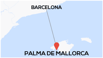 Barcelona toPalma de Mallorca