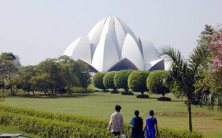 Delhi: Ganztages Tempel Tour w / Lotus-Tempel