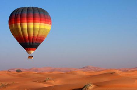 Heißluftballonfahrt über Dubai