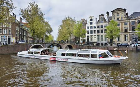 Amsterdam: 24 Stunden-Ticket Hop-On/Hop-Off-Kanalfahrt