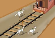 Imagen del juego: Disparos desde el tren