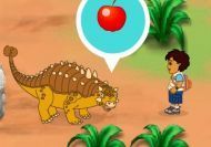 Imagen del juego: Diego ayudando a los dinosaurios