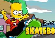 Bart Simpson Skateboarding