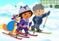 Puzzle de Dora la exploradora nevando