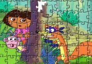 Imagen del juego: El puzzle de Dora la Exploradora y Botas 5: El zorro ladrón