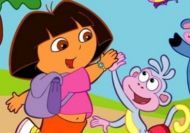 Imagen del juego: Colorea a Dora con Nickelodeon