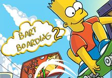 Imagen del juego: Bart Boarding 2