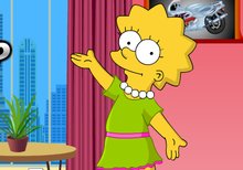 Imagen del juego: Vestir a Lisa Simpson