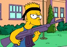 Imagen del juego: Rambo Bart Simpson