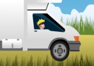 Imagen del juego: Naruto y la autocaravana