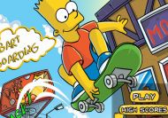 Imagen del juego: Bart Boarding