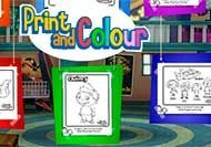Imagen del juego: Imprime y colorea con los Little Einsteins