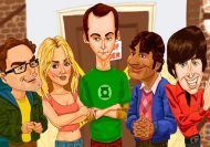 Puzzle de las caricaturas de Big Bang Theory
