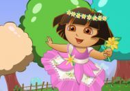 Dora en el mundo de las flores