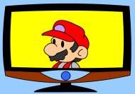 Mario Flat Screen