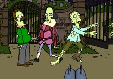 Imagen del juego: Juego de los simpsons y los zombies