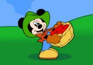 Imagen del juego: Mickey el recolector de manzanas