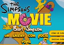 Bart Simpson, un skater con poca ropa