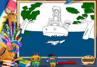 Imagen del juego: Ponyo Online Coloring Page
