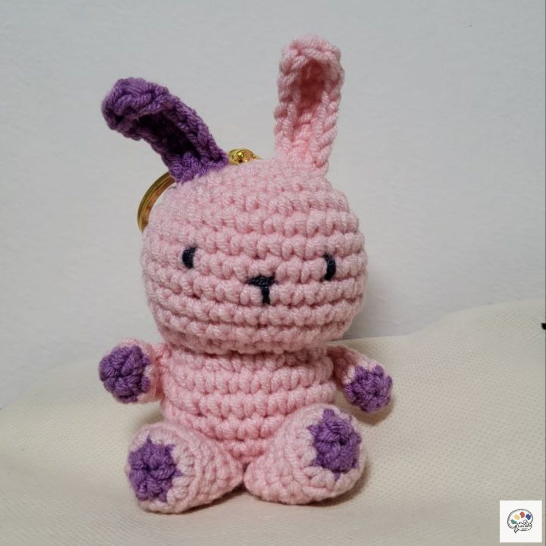 Bunny Amigurumi Keychain