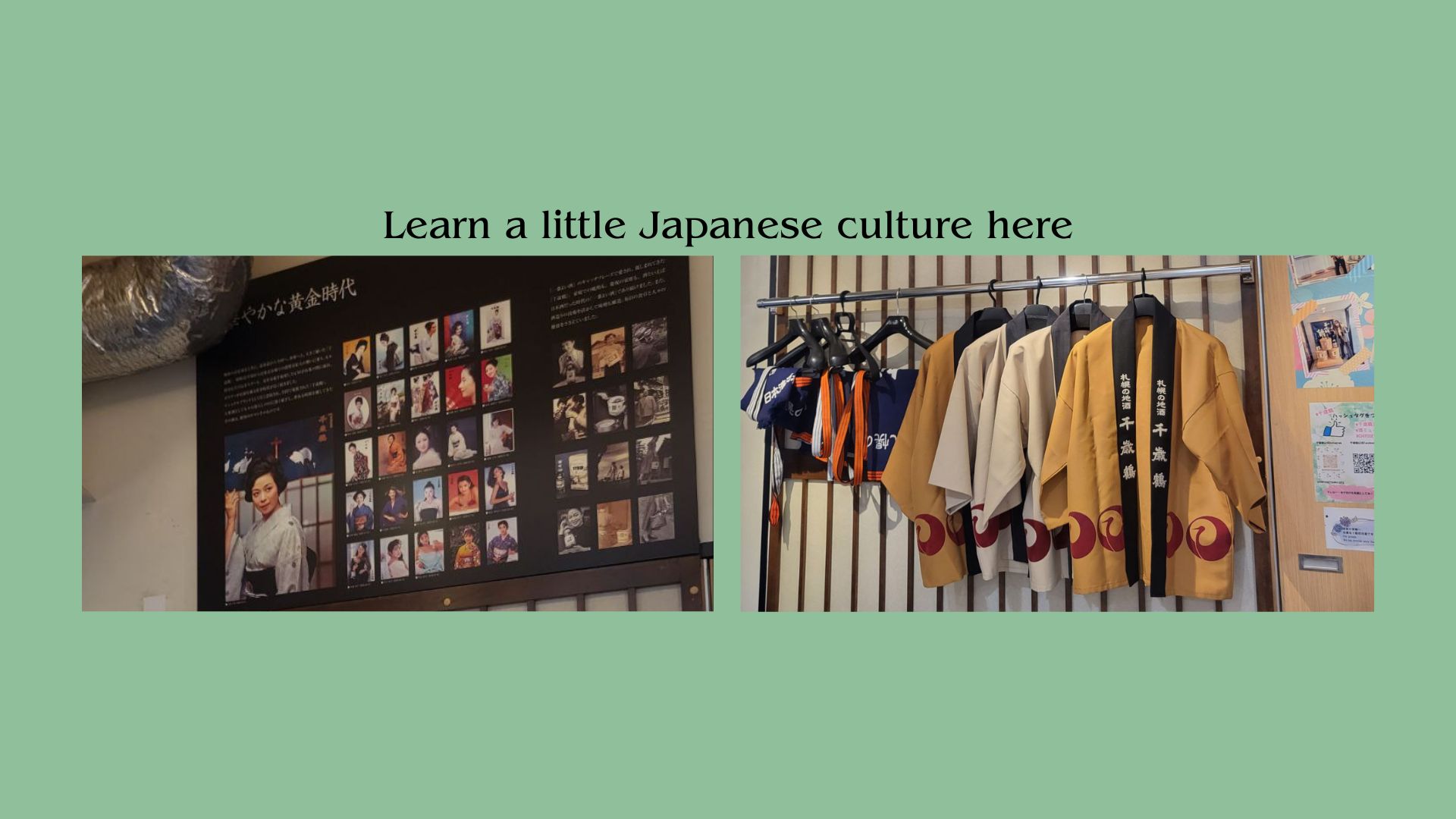 Japanese cultural outfits and Japanese history