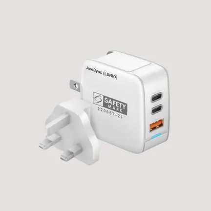 Types of Charger: LDNIO GAN65 Wall Charger