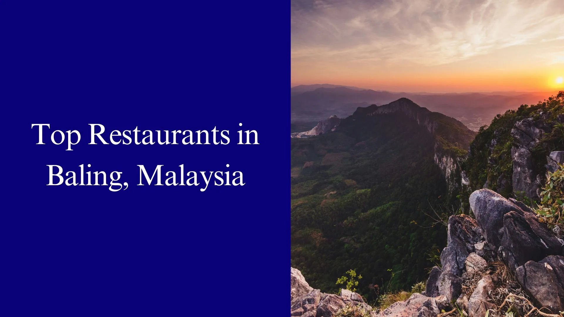 Top Restaurants in Baling, Malaysia