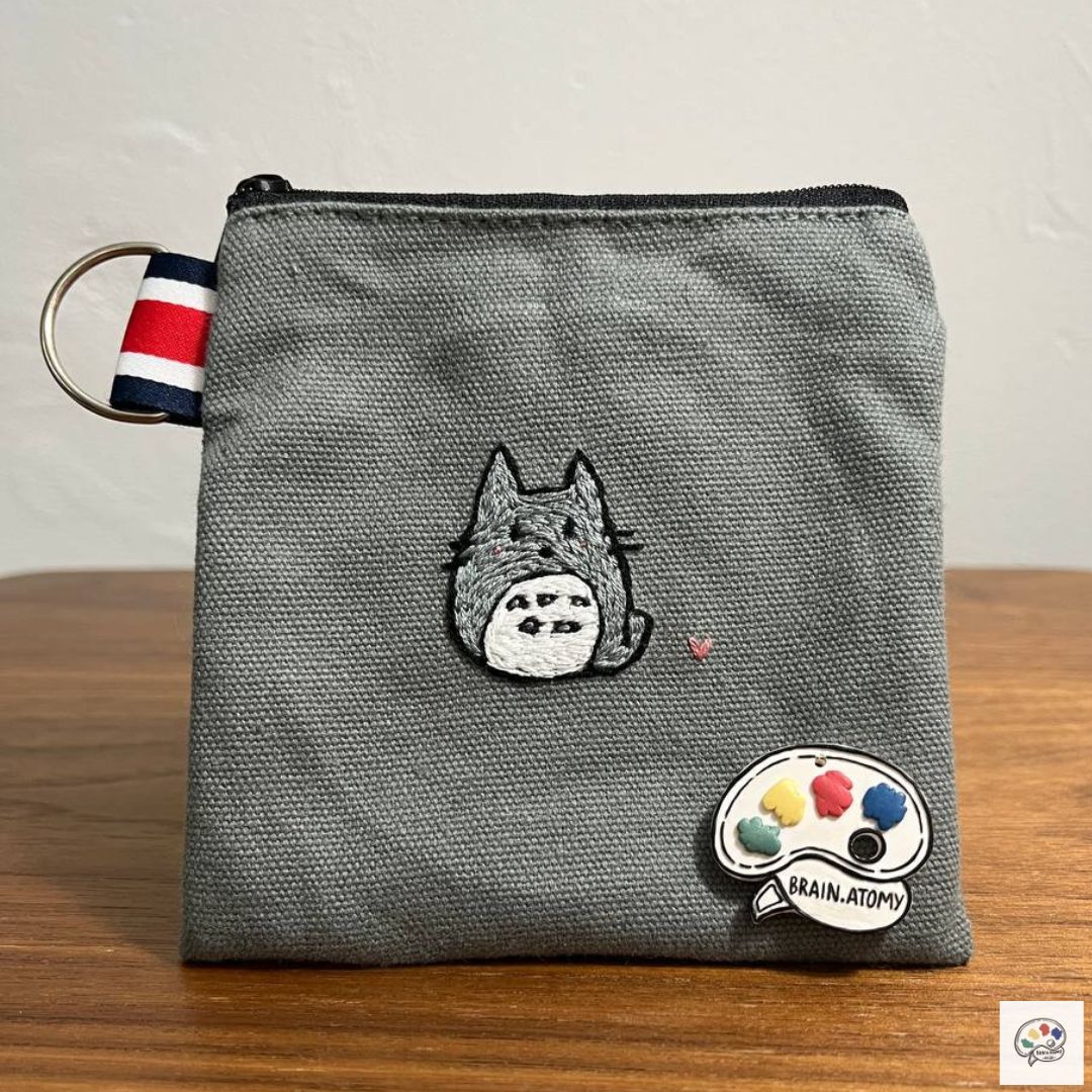 Custom Embroidery Square Pouch