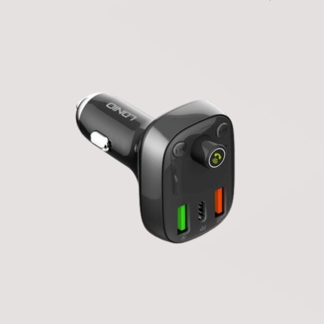 Bluetooth Car Charger - Fast Charging