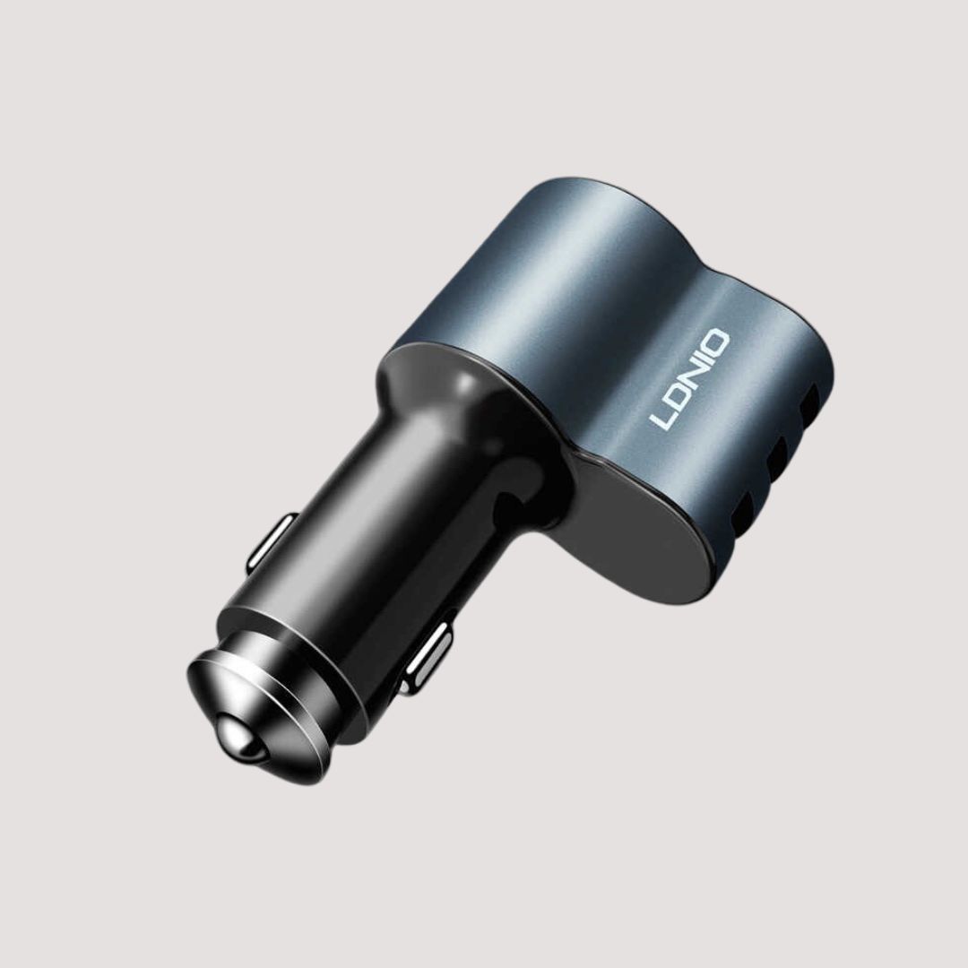 Triple USB + Lighter Car Charger