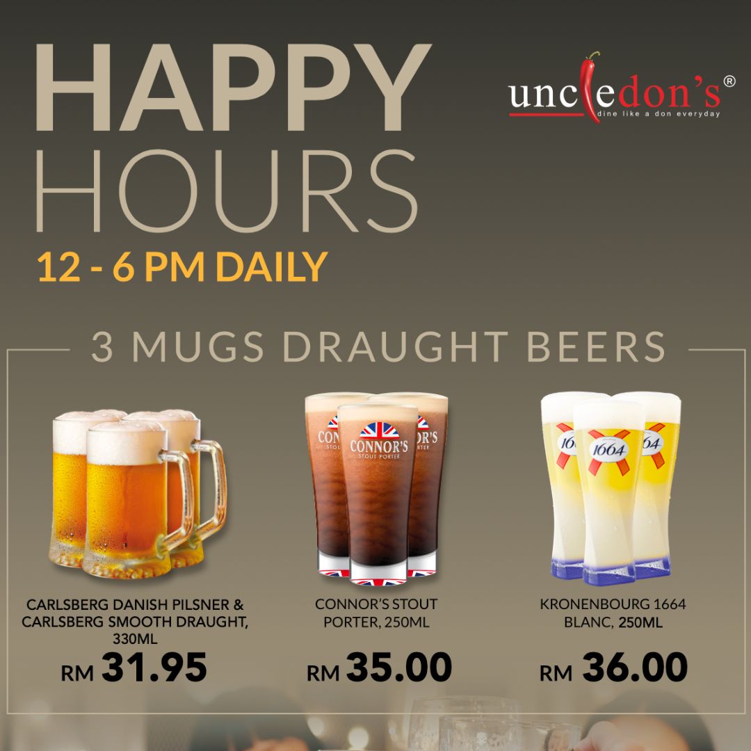 Uncle Don Melaka Happy Hour Promotion