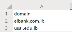 CSV File