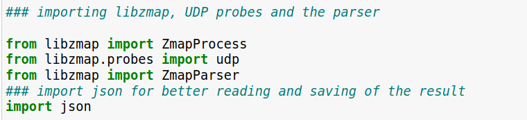 Libzmap Python Import