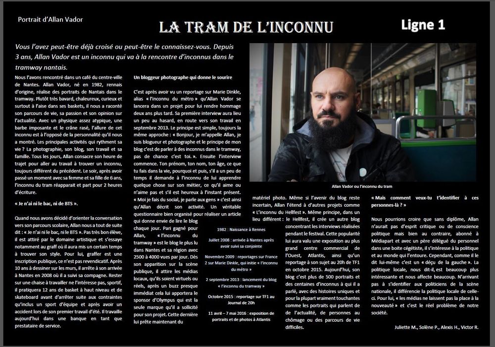 L'inconnu du projet étudiant 