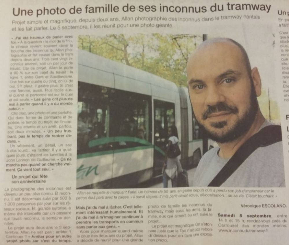 L'inconnu de OUEST FRANCE