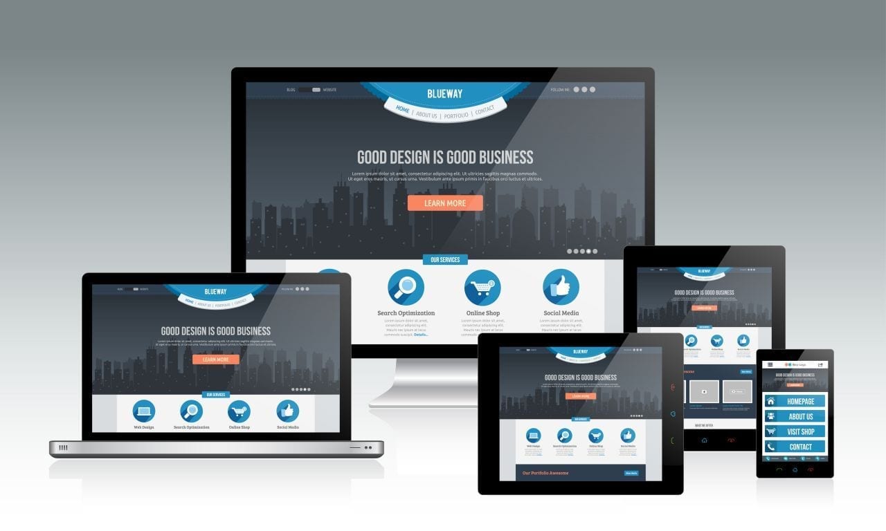 responsive web page designs