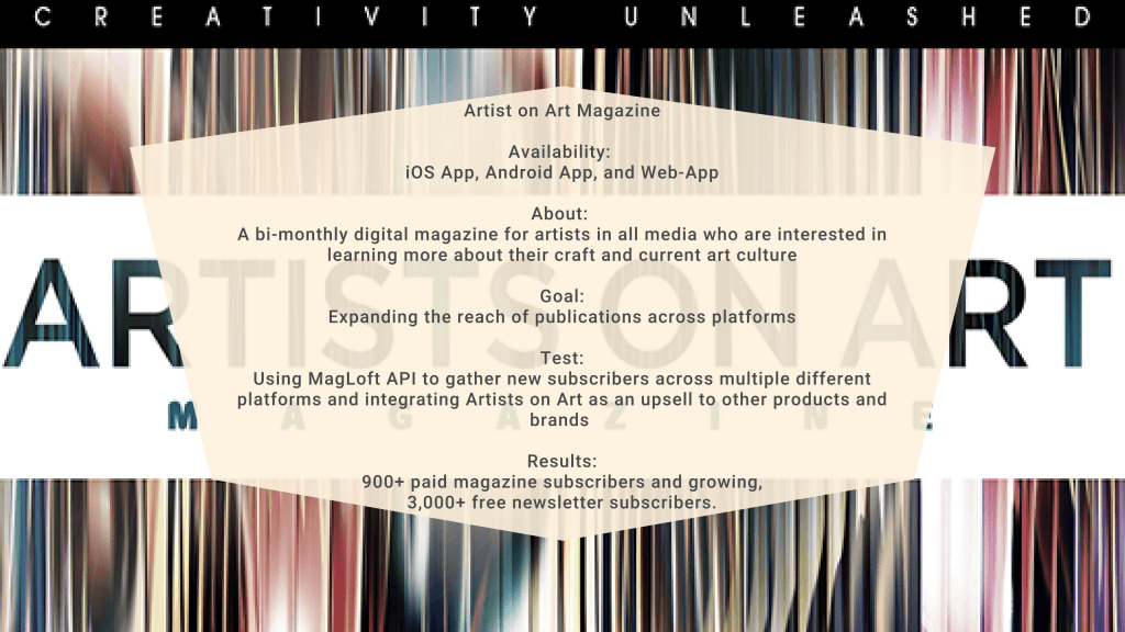 Artists on Art Magazine