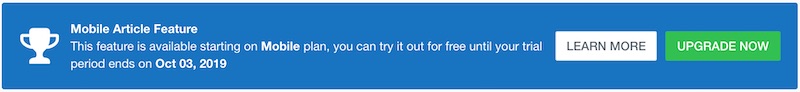 free trial mobile articles